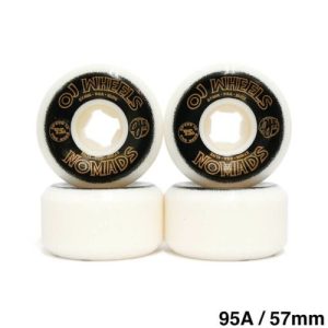 Oj Nomads Elite White 57mm 95a